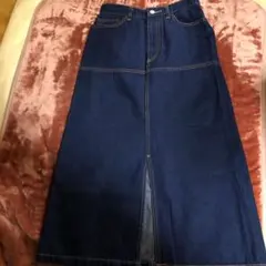 レディースデニムスカートロングのサムネイル