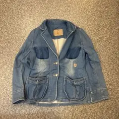 【300オク】⑤ 伊太利屋 Gジャン デニムジャケット テーラード
