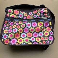 レスポートサック　花柄　ショルダーバッグ