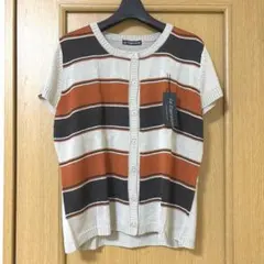 【新品】La Esperanza 半袖ニットカーディガン M~Lサイズ