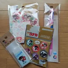 名探偵コナン 文房具 3色ボールペン メモ帳 4点セット