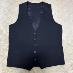 【美品】リチウムオム 44 ジレ ブラック LITHIUM HOMME