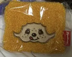 Monchhichi もこもこスクエアポーチ カラフル モンチッチ オレンジ