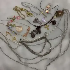 【Y2K】ギャル・ロック系 アクセサリー 大量まとめ売り（Barbie・クロス他