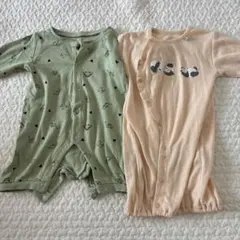 長袖ロンパース　60cm 2点セット