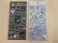 クロミ☆シナモン　キラキララインストーンシール　２枚セット