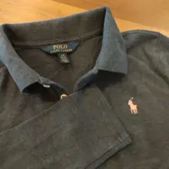 Polo Ralph Lauren 長袖ポロシャツ チャコールグレー