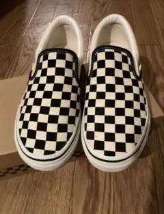 Vans チェッカースリッポン