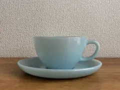 【激レア】ファイヤーキング　ターコイズ　プレート　カップ&ソーサーセット ファイヤーキング ターコイズブルー カップ ＆ ソーサー A