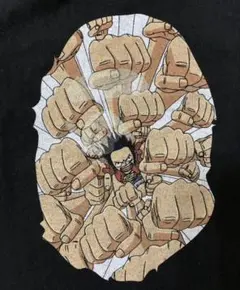キッズ APE × ONE PIECE Tシャツ ルフィ 100 kawsのサムネイル