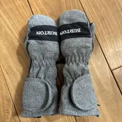 BURTON 防水ミトングローブ グレー　4Ｔ