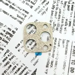 iPhone 14Pro カメラカバー キラキラゴールド