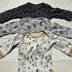 ミッキー・プーさん　肌着 3枚セット