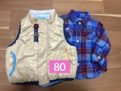 RAG MART 80 ベスト　シャツ　２点　セット