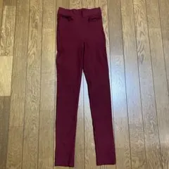スキニーパンツ ボルドー ストレッチ