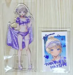 轟はじめ 水着 アクリルスタンド チェキ風箔押しカード Hololive