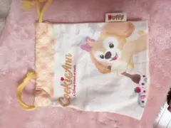 ディズニー ダッフィーフレンズ クッキーアン 巾着 ポーチ