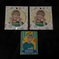 浮所飛貴 缶バッジ プロフィールカード