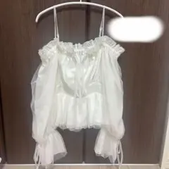 INGNI オフショル 長袖 ブラウス ホワイトのサムネイル