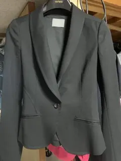 theory luxe ブラック テーラードジャケット 38