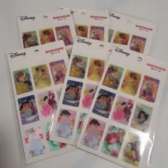 Disney 3Dシール　6枚セット プリンセス　セリア
