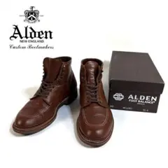 【美品】ALDEN 405 旧ロゴ インディ ブーツ11 D USA製