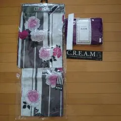 お値下げ。新品未使用C.R.E.A.M着付け簡単!京都特選浴衣3点セット