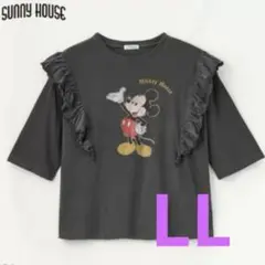 【新品】サニーハウス SUNNYHOUSE ディズニーTシャツ　ミッキー LL