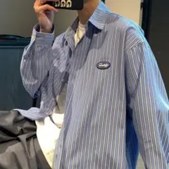 XaConMaKe ストライプ長袖シャツ