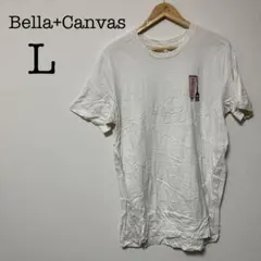 【L】ホワイト Tシャツ 半袖 白 ワンポイント 無地 カジュアル 可愛 メンズ