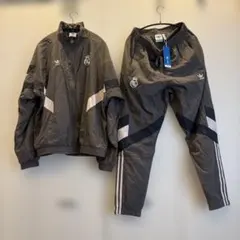 激レア 00s adidas レアルマドリード セットアップ ウィンドブレイカー