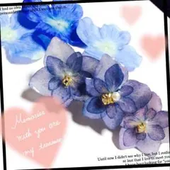 オーダー お花のバレッタ