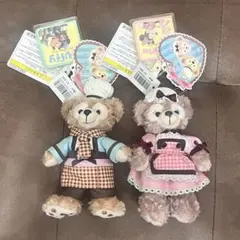 ダッフィー　シェリーメイ　ぬいぐるみバッジ
