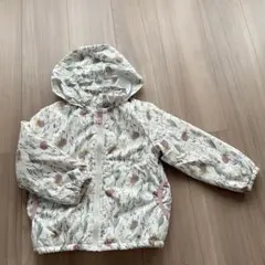 花柄　ブルゾン　ジャケット 110 白