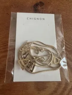 【新品】CHIGNON 2025 SUMMER スネークチェーンブラストラップ