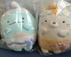 新品未開封＊一番くじ すみっコぐらし＊ぬいぐるみ＊ねこ＆とかげ