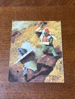 旧仮面ライダーV3カードカルビーNO156