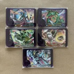 ポケモンフレンダ　2弾　4弾　スーパートレジャー☆5 5枚セット　レックウザ