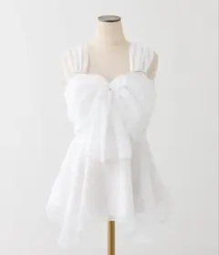 フロントリボンチュニック ホワイトのサムネイル