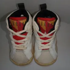 NIKEナイキ1992年製オリジナルAIR JORDAN 7ジョーダン白/赤9㎝