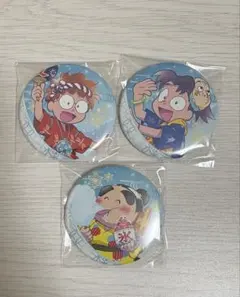 忍たま 缶バッジ 夏祭りの段 乱太郎 しんべえ きり丸