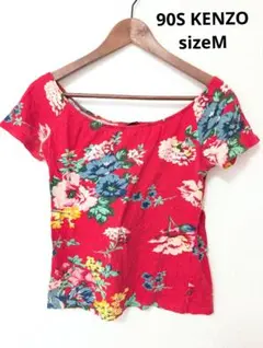 美品　希少　90S KENZO ケンゾー ヴィンテージ 花柄 　トップス　Mのサムネイル
