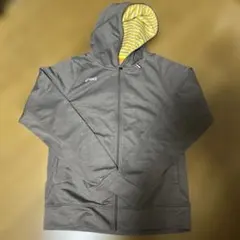 ASICS アシックス フルジップパーカー ブラウン/イエロー