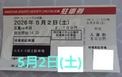 カープチケット 5月30日 5月2日（祝）広島カープVS中日ドラゴンズ観戦チケット×2枚セット 内野S