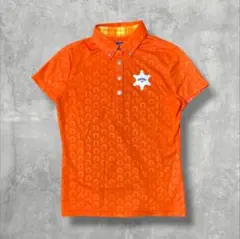 【美品】 CALLAWAY キャロウェイ 半袖 ポロシャツ オレンジ ゴルフ