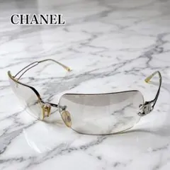 CHANEL/シャネル メタルココマーク リムレス グラデーション