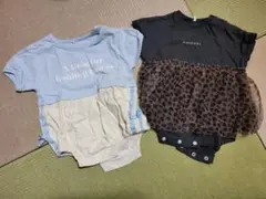 バースデイ 半袖 ロンパースセット