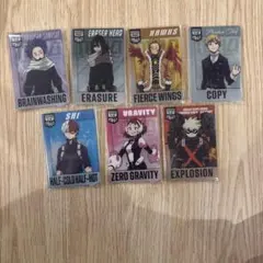 一番くじ 僕のヒーローアカデミア F賞 カード型アクリルスタンド 7種類セット