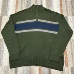 【古着】Eddie Bauerエディーバウアー　ハーフジップニットのサムネイル