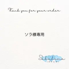 ソラ様専用ページ
